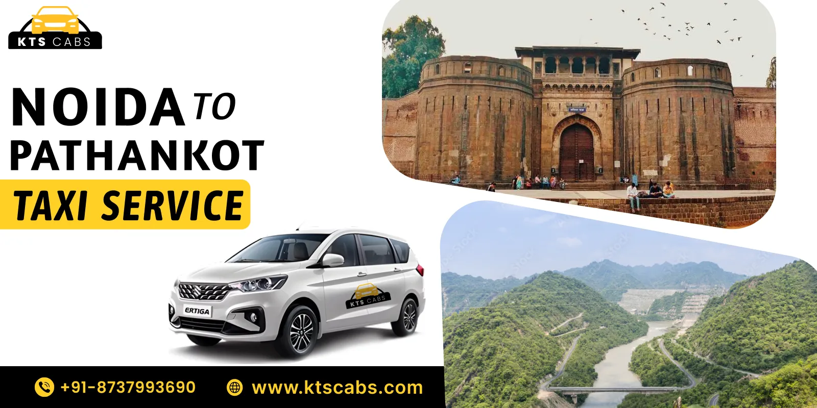Noida To Pathankot Taxi Service