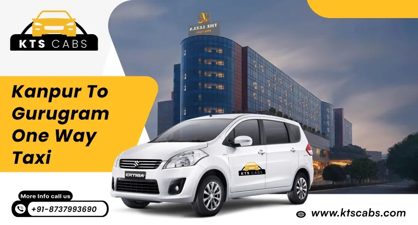 Kanpur to Gurugram one-way taxi service